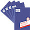 Several invoice pads with blue pattern and white logo. One block says "Rechnung 1730".