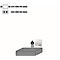 Inzetbak voor asecos veiligheidskasten van de series Q30, Q90 en S90, polypropyleen, grijs, B 578 x D 500 x H 96 mm, 23 l