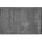 Grey rug with woven texture and black frame.