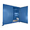 Isolierter Regalcontainer BAUER CEH 29-2, Stahl, Doppelflügeltor, B 3220 x T 1500 x H 3030 mm, blau