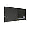 Isolierter Regalcontainer BAUER CEH 59-2 IBC, Stahl, Schiebetor, B 6440 x T 1550 x H 3510 mm, grau