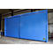 Isolierter Regalcontainer BAUER CEH 75-2, Stahl, Schiebetor, B 7800 x T 1550 x H 3490 mm, blau