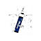 Ein blauer USB-Stick mit SchlÃ¼sselring, der in Wasser schwimmt. Auf dem Stick steht 'datAshur PRO USB 3.0'.