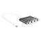 j5create JCA366 - Videoadapter - 24 pin USB-C männlich zu HDMI weiblich - 50 cm - Silber - 1080p-Unterstützung, 60 Hz
