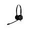 Schwarzes Headset mit BÃ¼gel und Mikrofon. Auf dem BÃ¼gel steht 'Jabra'.
