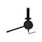 Schwarzes Jabra-Headset mit Mikrofon und Bügel vor weißem Hintergrund.