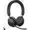 Jabra Headset Evolve2 65 Stéréo, Bluetooth, MS Teams, batterie 35h (appels) o. 37h (musique), noir