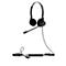 Jabra On-Ear Headset BIZ™ 2400 Duo, STD, Noise Cancelling, QD-kabel, 360° draaibare microfoon, binaural