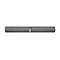 Graue Soundbar von Jabra auf weißem Hintergrund.