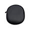 Schwarzes, ovales Jabra-Etui mit Reißverschluss.