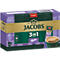 Jacobs 3in1 Milka Kaffeemischung in einer lila-grünen Verpackung mit 10 Sticks.
