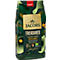 Paquet de café Jacobs Treasures, vert, lettrage doré. Inscription : Fruity & Sweet, 100 % Arabica, Johann Jacobs.