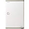 Janibell luieremmer, inhoud 43 l, met voetpedaal &amp; dubbel deksel, L 140 x B 292 x H 422 mm, ABS kunststof, wit
