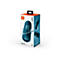 Produktverpackung des blauen JBL Flip 7 Bluetooth-Lautsprechers mit Wasser-Grafik.