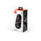 Produktverpackung des schwarzen JBL Flip 7 Bluetooth-Lautsprechers mit Wasser-Effekt.