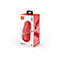 Verpackung des roten JBL Flip 7 Bluetooth-Lautsprechers mit Wasser-Grafik.