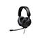 Schwarzes Gaming-Headset mit Mikrofon, JBL-Logo auf Ohrmuschel. Kabelanschluss.