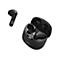 Schwarze JBL In-Ear-Kopfhörer mit offenem Ladecase vor weißem Hintergrund.