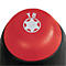 Gros plan sur une tête de tournevis rouge avec un motif d'étoile blanc et l'inscription T8.