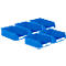 Juego económico de cajas de almacenamiento de frente abierto SSI Schfer LF 531, polipropileno, A500xP312xA145 mm, 16,5 l, azul, 5 unidades. 