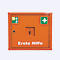Juniorsafe Norm, ohne Inhalt, B 490 x H 420 x T 200 mm, orange