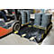 Justrite Bac à fuites pliable, carrossable, H 3050 x L 1420 mm, jusqu'à 662 L, noir