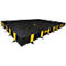 Justrite Bac à fuites pliable, carrossable, H 3050 x L 5080 mm, jusqu'à 7230 L, noir