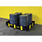 Justrite Bac à fuites pliable, carrossable, L 1800 x l 1200 x H 305 mm, jusqu'à 662 L, noir