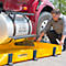 Justrite Bac à fuites pliable Lite, carrossable, H 2030 x L 2640 mm, 1204 L, jaune