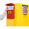 Justrite documentenbox klein, polyetheen, met slot, B 260 x D 57 x H 318 mm, rood