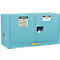 Justrite FM chemiekast Piggyback Sure-Grip® EX, voor etsmiddelen, tot 45 liter, zelfsluitende deuren, blauw