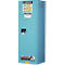 Justrite FM chemiekast Slimline Sure-Grip® EX, voor etsmiddelen, tot 83 liter, zelfsluitende deuren, blauw