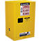 Justrite FM-Sicherheitsschrank Compac Sure-Grip® EX, für entzündbare Flüssigkeiten, bis 45 Liter, manuell schließende Türen, gelb