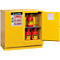 Justrite FM-Sicherheitsschrank Undercounter Sure-Grip® EX, für entzündbare Flüssigkeiten, bis 83 Liter, selbstschließende Türen, gelb