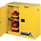 Justrite FM veiligheidsopslagkast Classic Sure-Grip® EX, voor brandbare vloeistoffen, tot 114 liter, handmatige sluiting, geel