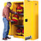 Justrite FM veiligheidsopslagkast Classic Sure-Grip® EX, voor brandbare vloeistoffen, tot 170 liter, handmatige sluiting, geel