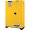 Justrite FM veiligheidsopslagkast Classic Sure-Grip® EX, voor brandbare vloeistoffen, tot 170 liter, zelfsluitend, geel