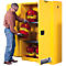 Justrite FM veiligheidsopslagkast Classic Sure-Grip® EX, voor brandbare vloeistoffen, tot 170 liter, zelfsluitend, geel