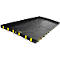 Justrite Leckage-Faltwanne XT, H 3050 x B 3860 mm, bis 18321 L, schwarz