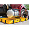 Justrite opvouwbare lekbak Lite, toegankelijk, H 2030 x B 1420 mm, 299 L, geel