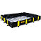 Justrite opvouwbare lekbak, toegankelijk, H 3050 x B 2030 mm, tot 1344 L, zwart