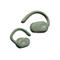 Zwei olivgrüne In-Ear-Kopfhörer mit Ohrbügel und weißem JVC-Logo vor weißem Hintergrund.