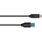 Kabel USB 3.2, A/USB-C, schw., 0,5m