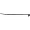 Kabelbinder 200 x 4,8 mm, PA 6.6 schwarz, wiederverwendbar, UV-stabilisiert, 100 Stück/Btl., UL 94 V-2