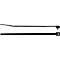 Kabelbinder 200 x 4,8 mm, PA 6.6 schwarz, wiederverwendbar, UV-stabilisiert, 100 Stück/Btl., UL 94 V-2