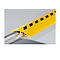 Kabelbrug type 2, signaal geel/zwart, L 1,5 m x B 75 mm x H 12 mm