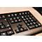 Kabellose Tastatur CHERRY KW 3000, QWERTZ, bis 10 m, USB, inkl. Nummern- & Cursorblock, schwarz