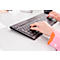 Kabellose Tastatur Cherry STREAM KEYBOARD WIRELESS, QWERTZ, Ziffernblock, 10 Zusatztasten, bis 10 m, USB-A, Blauer Engel, schwarz
