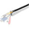 Kabelschlauch Staywired Pro Flex, 2 entgegengesetzte Reißverschlüsse, Polyester, L 800 mm, weiß