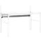 Kabelwanne Treston TPHCT180, für TPH718/918 & TPB918 Arbeitstische, B 1715 x T 45 x H 205 mm, Stahl, hellgrau